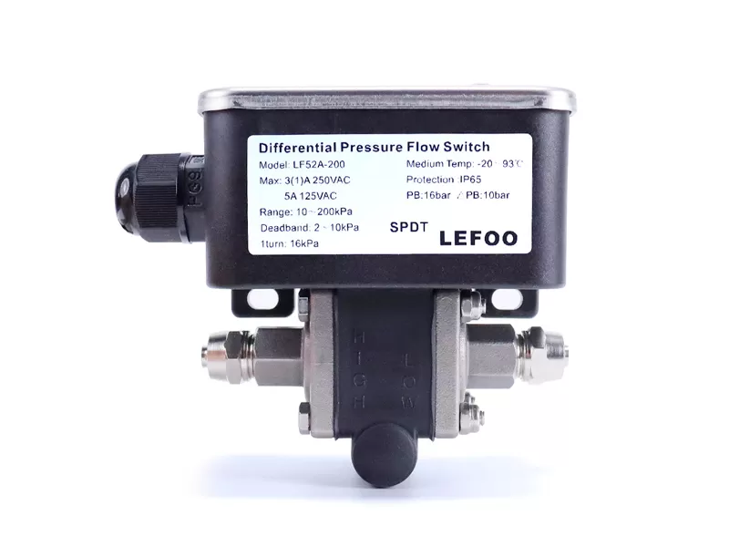 Interruptor de pressão diferencial de água ajustável lf52a fornecedor atacado
