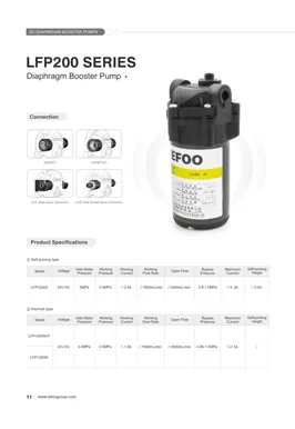 Série LEFOO 24V 200GPD