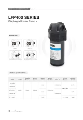 Série LEFOO 24V 400GPD
