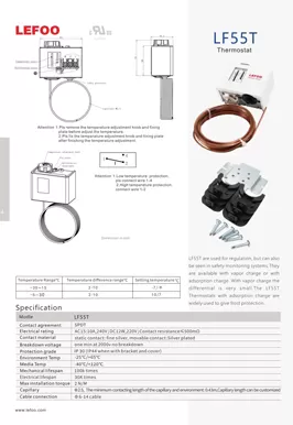 Interruptor de pressão LF55T