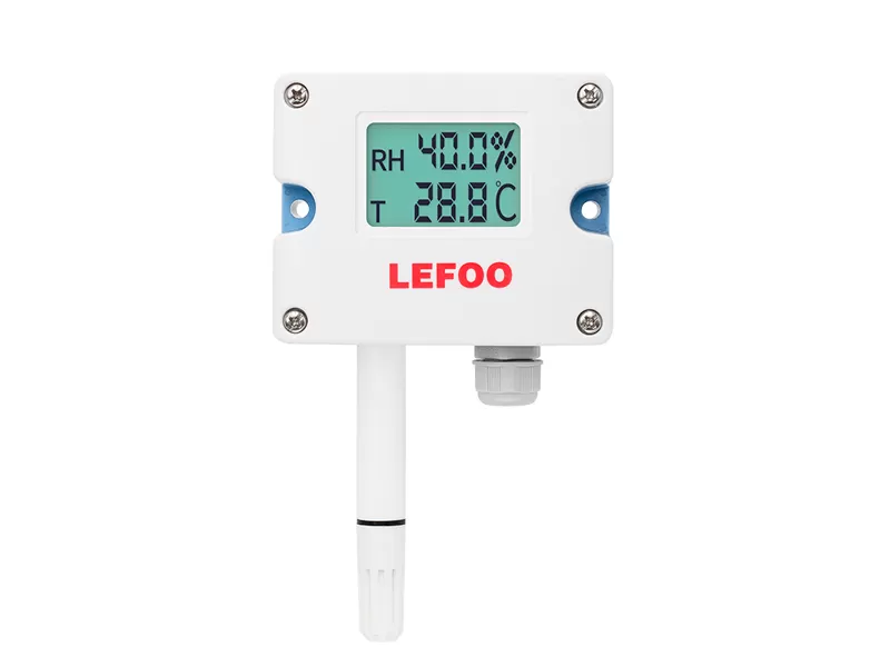 Transmissor de temperatura e umidade com display lfh30 fabricante