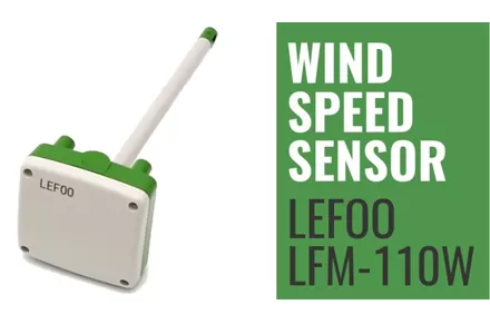 Sensor de velocidade do vento LFM-110-W